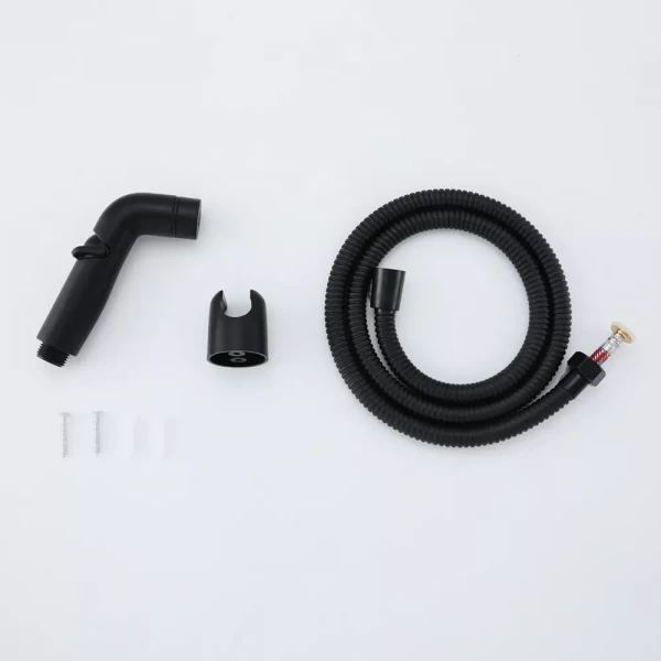 Воронка гигиеническая FRAP F021-6 с регулировкой давления + шланг черная