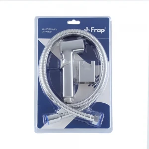 Воронка гигиеническая FRAP F022 с регулировкой давления + шланг хромированный.