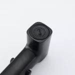 Воронка гигиеническая FRAP F022-6 с регулировкой давления и шлангом черная.