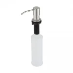 Дозатор жидкого мыла FRAP F408-5 встроенный 300 мл нержавеющая сталь/пластик сатин