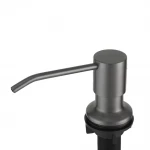 F408-9 Дозатор рідкого мила вбудований (нерж./пластик) 300мл (сірий Gungrey) {50/1}