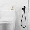 Душевой гигиенический гарнитур GAPPO G7206-6 однорычажный встроенный латунный черный Ø35