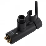 Душевой гигиенический гарнитур GAPPO G7206-6 однорычажный встроенный латунный черный Ø35