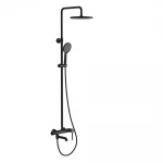 Душевая система GAPPO G2406-6 однорычажная латунная черная 3-х функциональная Ø35