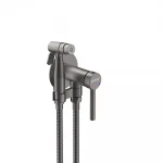 Гигиенический душ GAPPO G7206-9 встроенный однорычажный латунный серый (Gungrey) Ø35