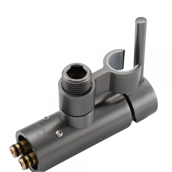 Гигиенический душ GAPPO G7206-9 встроенный однорычажный латунный серый (Gungrey) Ø35