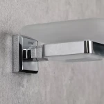 Мыльница GAPPO G3802 стеклянная с латунным держателем хромированная