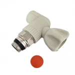 Кран радіаторний кутовий 20 з прокладкою 