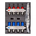 Колекторний блок із витратомірами ITAL HC1-04 x 3/4