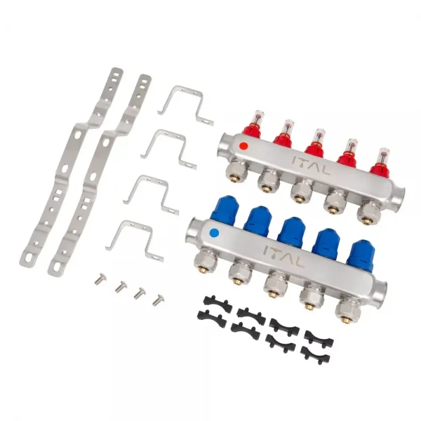 Колекторний блок із витратомірами ITAL HC1-05 x 3/4