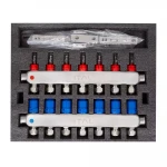 Колекторний блок із витратомірами ITAL HC1-07 x 3/4