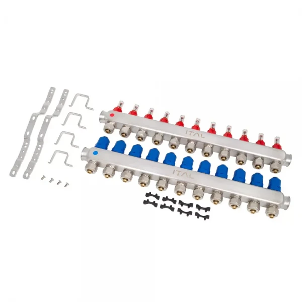 Колекторний блок із витратомірами ITAL HC1-11 x 3/4