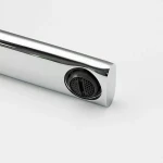 Смеситель для умывальника FRAP F1067-2 однорычажный с литым изливом хромированный латунный корпус крепления гайкой Ø25