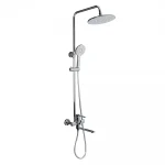 Душевая система FRAP F2467 3-х функциональная с поворотным изливом хромированная латунный корпус Ø35