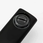 Смеситель для умывальника FRAP F1067-62 однорычажный с литым изливом черный, латунный корпус крепления гайкой Ø25