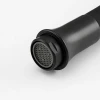 Смеситель для кухни FRAP F4067-6 однорычажный с силиконовым изливом черный с латунным корпусом крепления гайкой Ø35