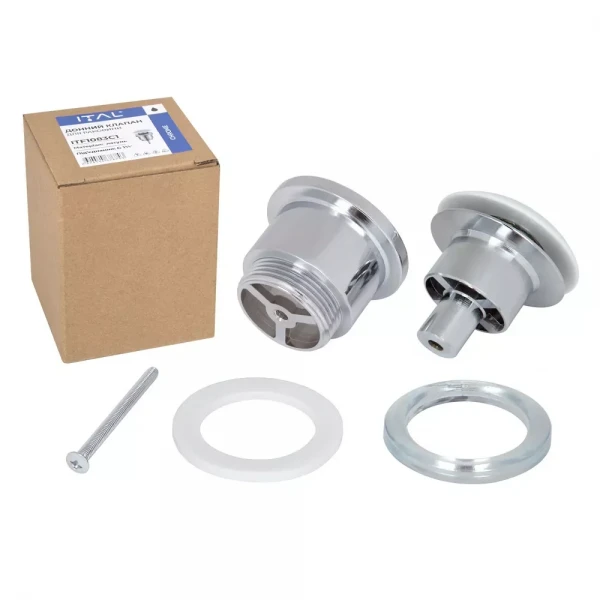 Донний клапан ITAL HF1083-C1, автомат, з керамічною кришкою, Ø63мм, 1 1/4