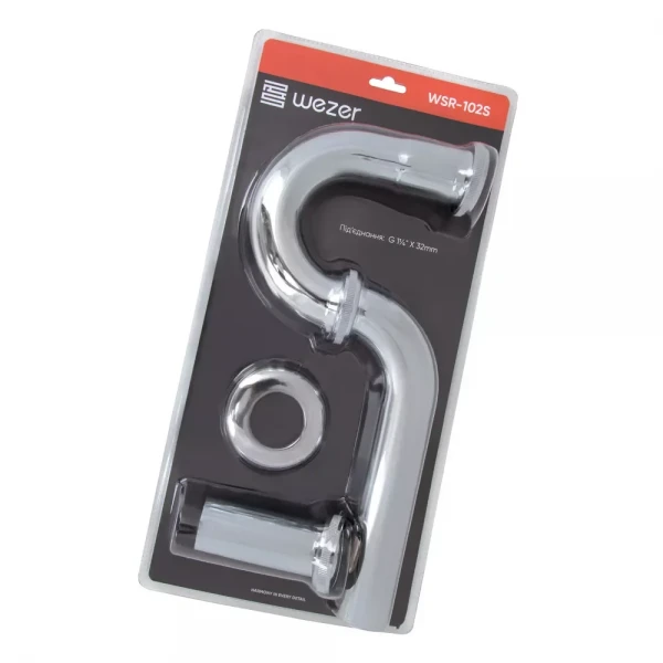 Сифон для раковини WEZER WSR-102S під донний клапан