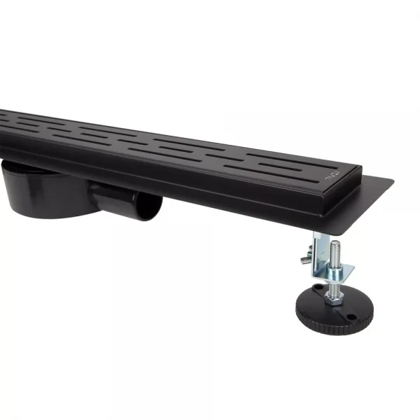 Душовий трап ITAL IT03-FT01/500B, 500 мм, нержавіюча сталь, чорний