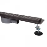 Душовий трап ITAL IT03-FT01/600G, 600 мм, нержавіюча сталь, збройова сталь