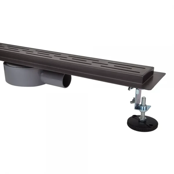 Душовий трап ITAL IT03-FT01/800G, 800 мм, нержавіюча сталь, збройова сталь