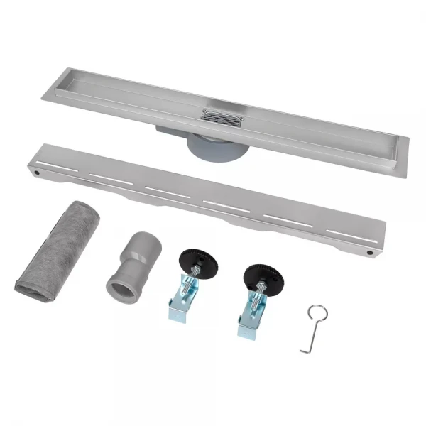 Душовий трап ITAL IT03-FT16/700, 700 мм, нержавіюча сталь, матовий сатин