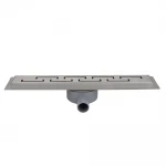 Душовий трап ITAL IT03-FT18/600, 600 мм, нержавіюча сталь, матовий сатин