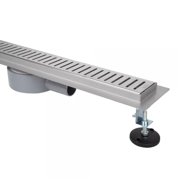 Душовий трап ITAL IT03-FT10/400, 400 мм, нержавіюча сталь, матовий сатин