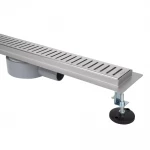 Душовий трап ITAL IT03-FT10/600, 600 мм, нержавіюча сталь, матовий сатин