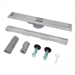 Душовий трап ITAL IT03-FT10/700, 700 мм, нержавіюча сталь, матовий сатин