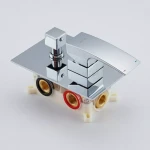 Душевая система GAPPO G7107-70 встроенная 3-х функциональная однорычажная латунная Ø35 хром