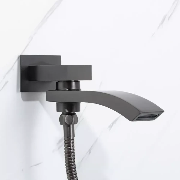 G7107-79 душ. система вбуд. 3х функц. одноваж. лат. Ø35 (сірий Gungrey) {2/1}