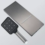 G7107-79 душ. система вбуд. 3х функц. одноваж. лат. Ø35 (сірий Gungrey) {2/1}