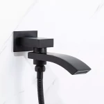 Душевая система GAPPO G7107-76 встроенная 3-х функциональная однорычажная латунная Ø35 черная