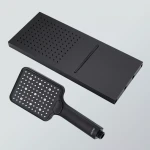 Душевая система GAPPO G7107-76 встроенная 3-х функциональная однорычажная латунная Ø35 черная