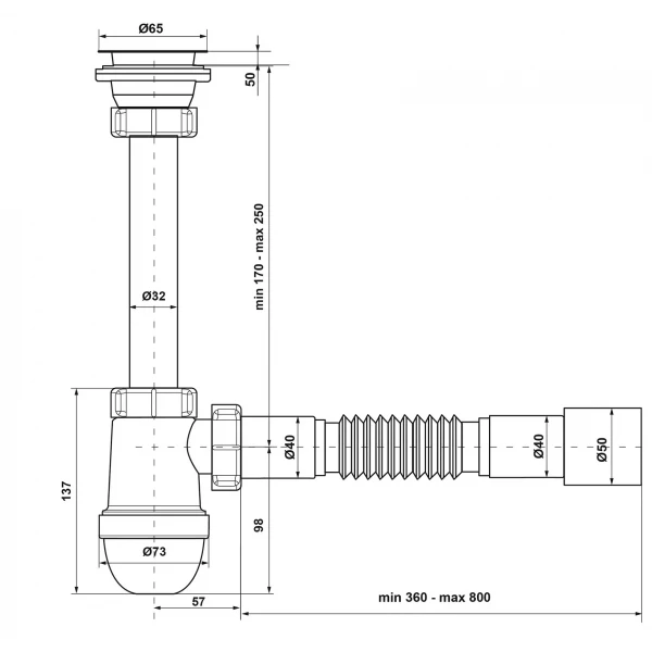 ST18080043 умивальник 1 1/4