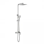 Душевая система PRO16A-02 однорычажная 3-х функциональная нержавеющая сталь Ø35 brushed nickel