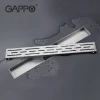 Трап душевой GAPPO G810007-1 1000 мм с комбинированным никелированным гидрозатвором.