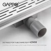 Трап душевой GAPPO G810007-1 1000 мм с комбинированным никелированным гидрозатвором.