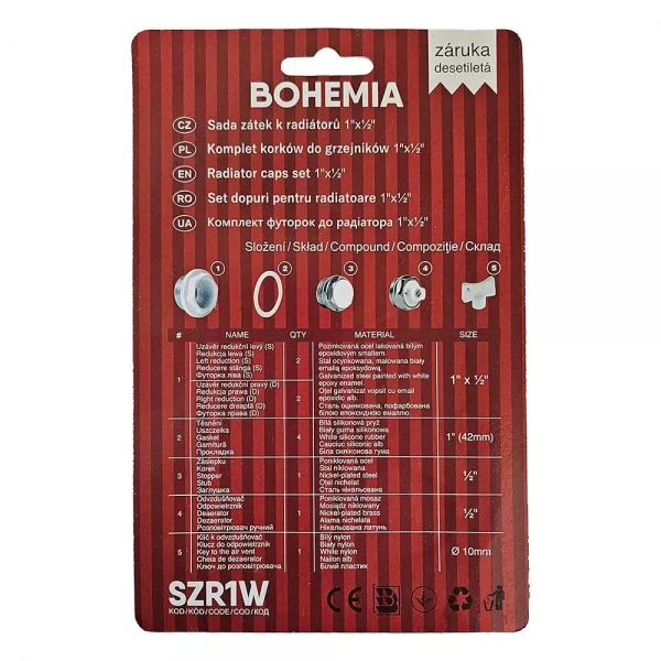 Комплект футорок BOHEMIA 1