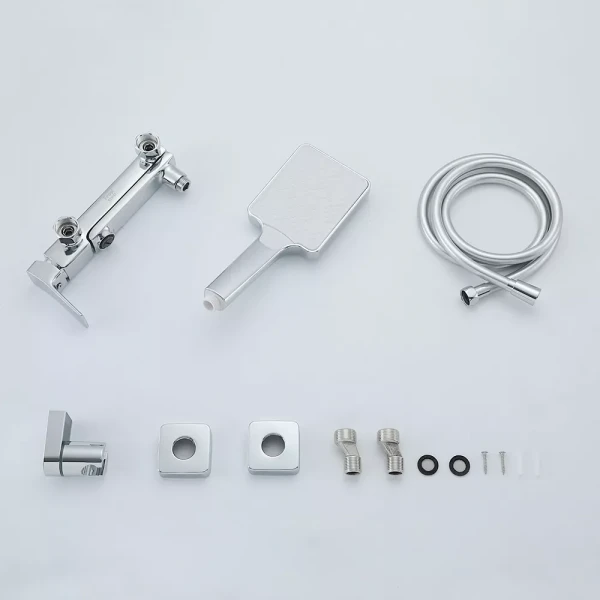 Смеситель для ванны FRAP F3284 однорычажный с коротким поворотным изливом латунный корпус хромированный крепление гайкой Ø35