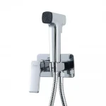 Душевой набор гигиенический FRAP F2084 встраиваемый однорычажный латунный диаметр 25 мм хромированный