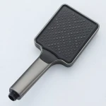 Смеситель для ванны FRAP F3284-9 однорычажный с коротким поворотным изливом серый (Gungre) латунный корпус крепления гайкой Ø35