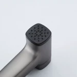 Душевый гигиенический гарнитур FRAP F2084-9 встроенный однорычажный латунный серый (Gungrey) диаметром 25 мм.