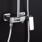 Душевая система F2487 с тремя функциями с клавишным переключателем латунный корпус Ø35 хром