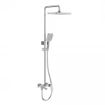 Душевая система F2487 с тремя функциями с клавишным переключателем латунный корпус Ø35 хром