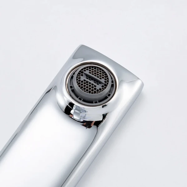 Смеситель для умывальника FRAP F1088 однорычажный с литым изливом латунный корпус хромированный крепление гайкой Ø35