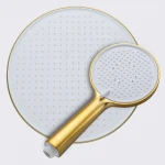 Душевая система F2488-3 с 3 функциями с поворотным изливом корпус латунный Ø35 золотой сатин