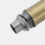 G4098-23 кухня одноваж. вис. вилив нерж. сталь гайка Ø35 (золото) {8/1}