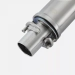 G4098-25 кухня одноваж. вис. вилив нерж. сталь гайка Ø35 (сатин) {8/1}